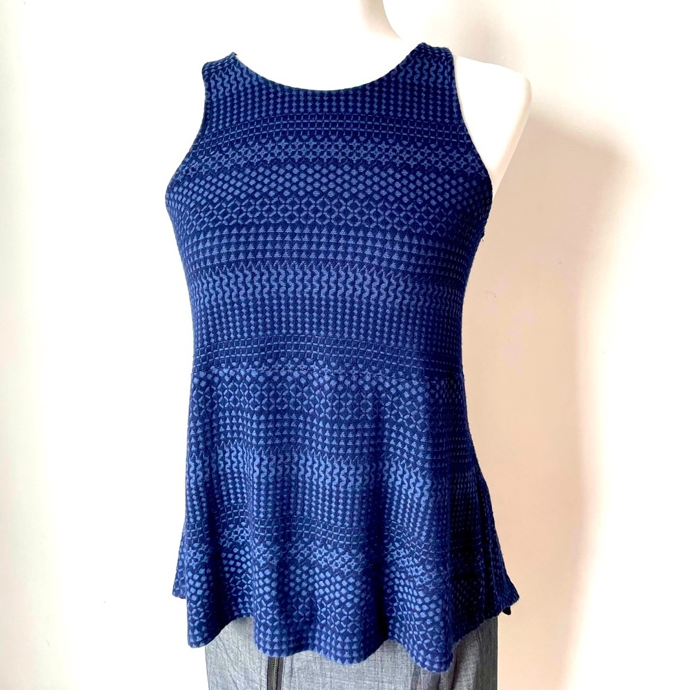 BCBG blue tank top
